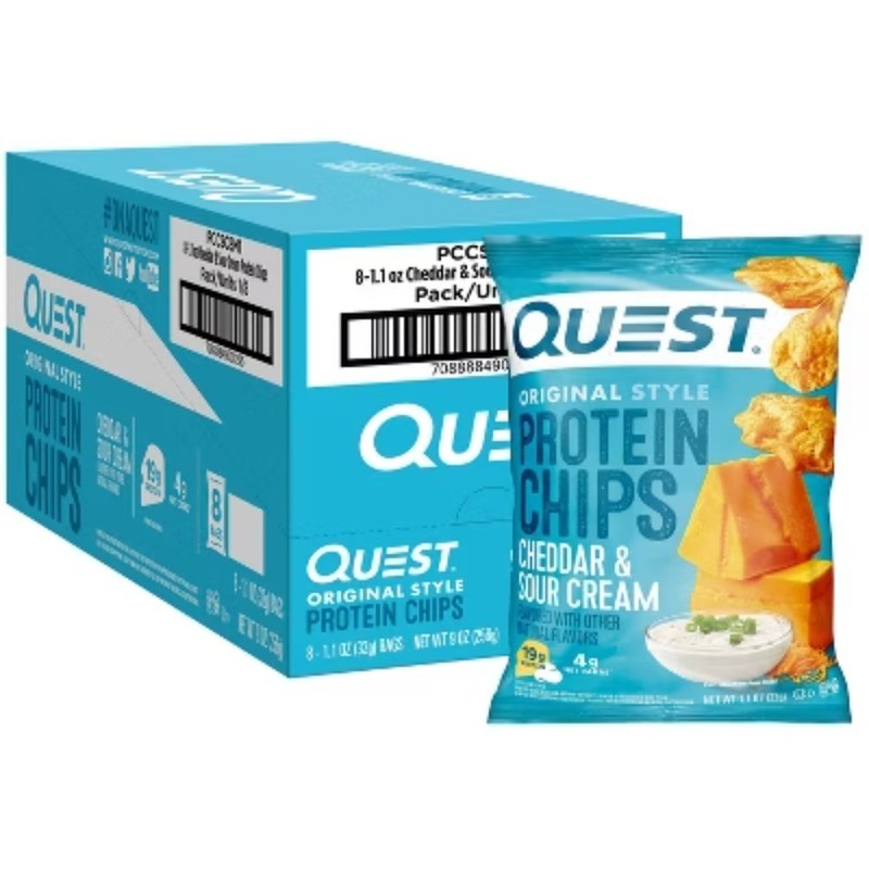Quest Nutrition Protein Chips – Cheddar & Sour Cream