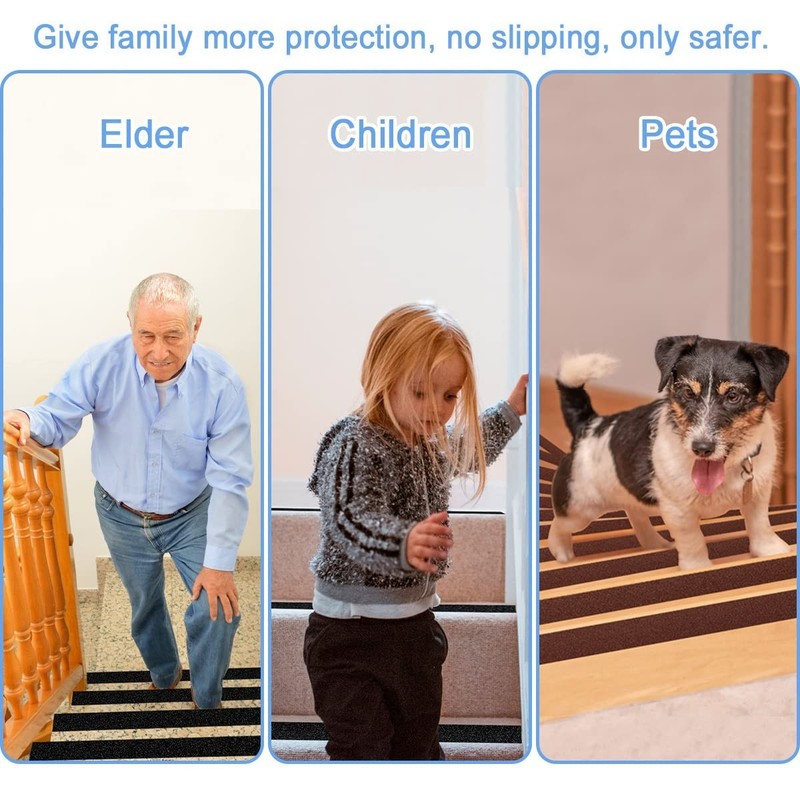 Commercial Grade Anti Slip Tape - 1" x 190" for Enhanced Safety Indoors/Outdoors gallery