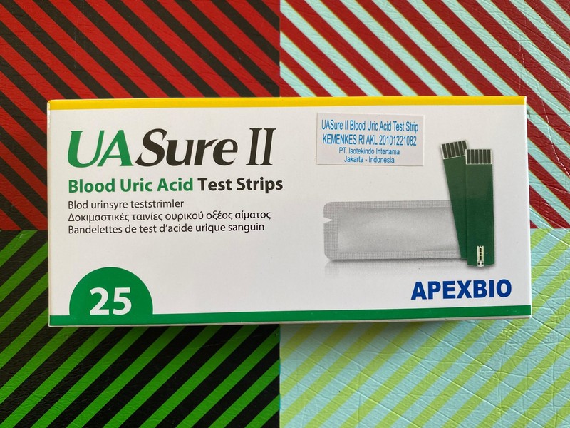UASure II Gout Test Kit Blood Uric Acid Meter Monitor + Test Strips Home Use gallery