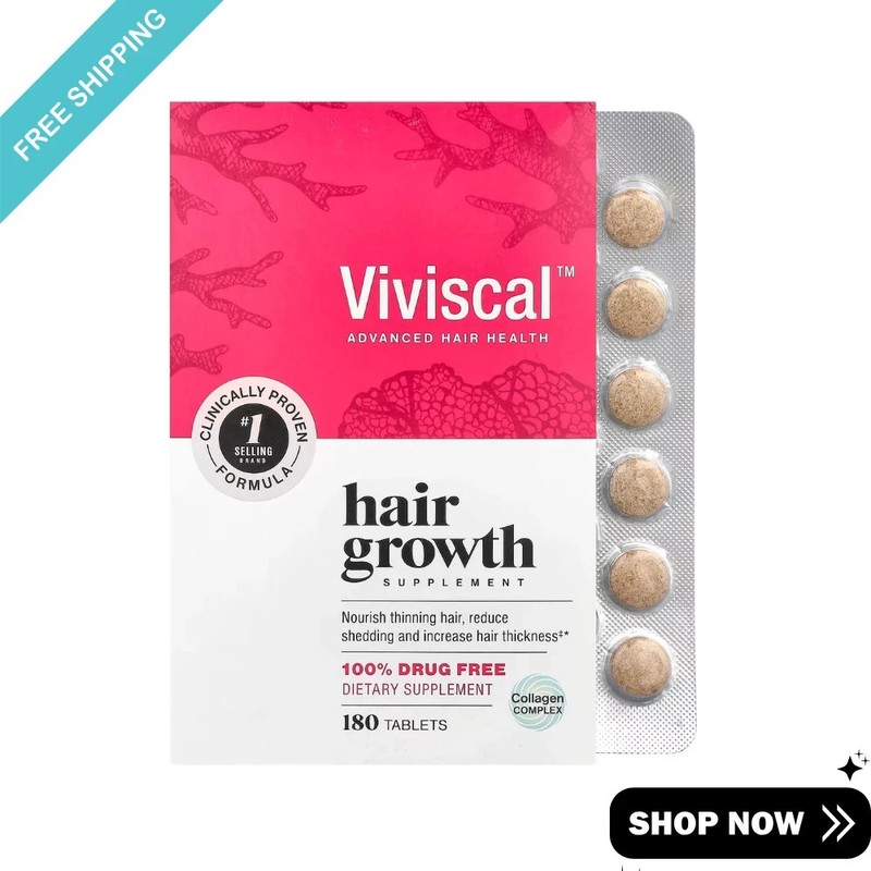 Viviscal Women Hair Growth Tablets 180 Count Hair Vitamins Exp 07/2027
