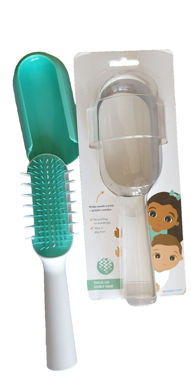 Frida Baby Thick & Curly Hair Detangling Toddler Kids Hair Brush Soft Bristles