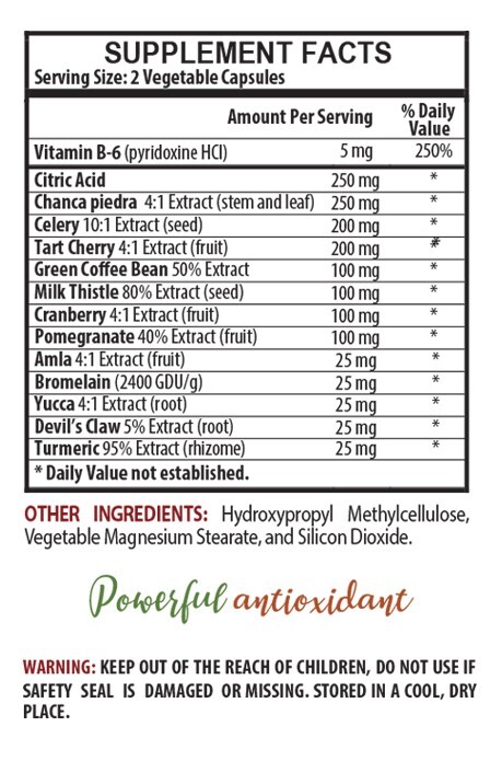 Tasty Nutrition - URIC ACID COMPLEX - Berry Enchantment 1 Bottle 60 Capsules gallery
