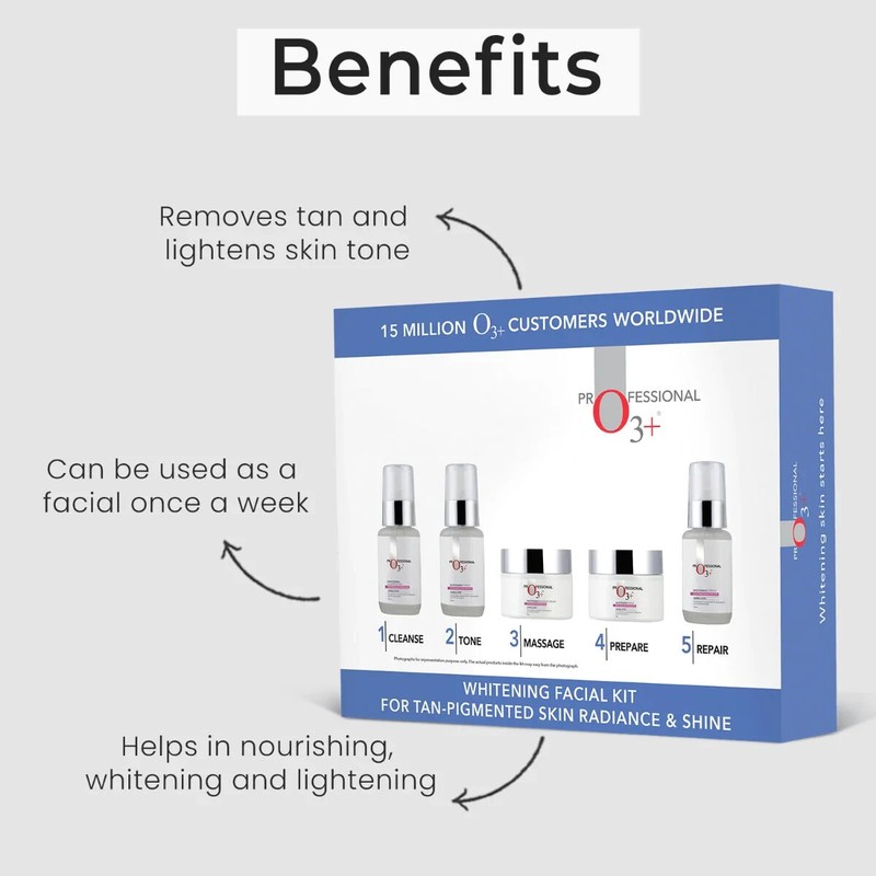 O3+ Whitening Facial Kit for Tan-Pigmented Skin 150g Brightening&Lightening Skin gallery