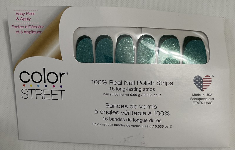 Color Street, 100% Real Nail Polish Strips, Feeling Pine, FDG380, 16 Strips