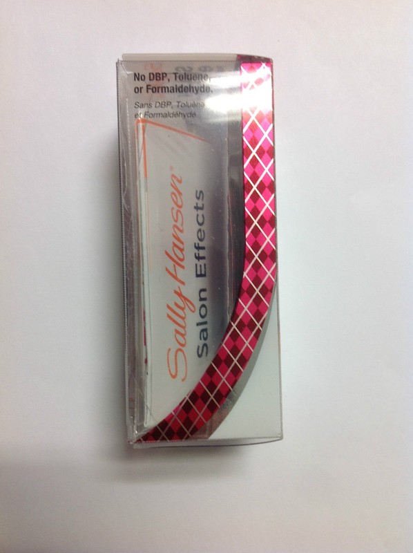 SALLY HANSEN SALON EFFECTS REAL NAIL POLISH STRIPS ( #420 SWEET TART-AN ) NEW. gallery