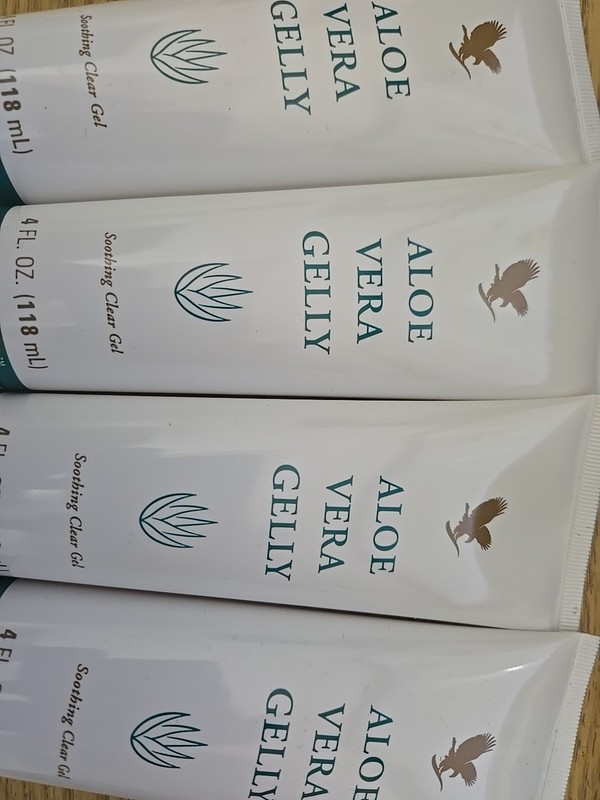 Lot of 6 Forever Living Aloe Vera Gelly 4 fl.oz (118 ml) each.