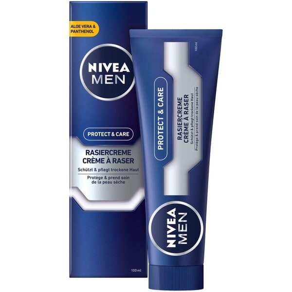 Nivea Men Protect & Care Shaving Cream -1 tube – 100ml- FREE SHIPPING
