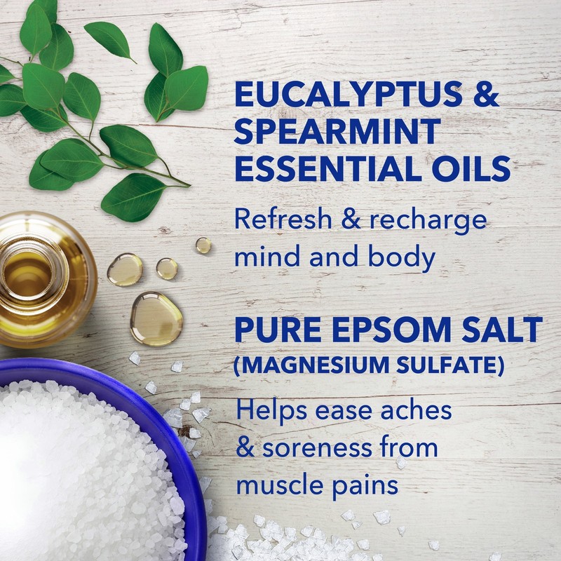 Epsom Salt Magnesium Soak, Relax & Relief with Eucalyptus & Spearmint, 7 lbs gallery