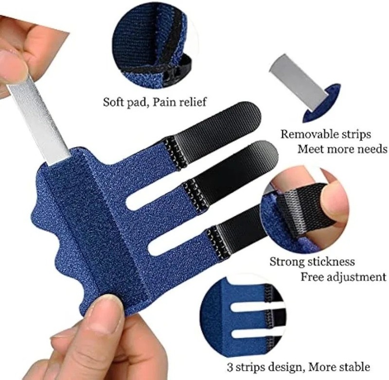 Trigger Finger Brace Splint Straightener Support Protector Corrector Adjustable gallery