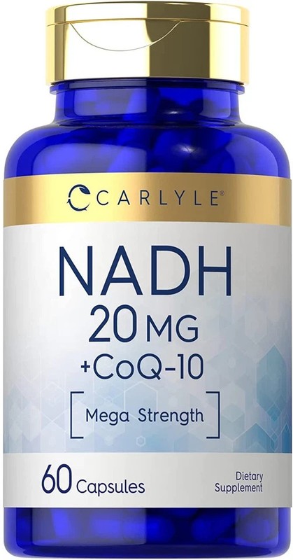 Carlyle NADH CoQ10 Supplement | 20mg | 60 Capsules | Mega Strength | Non-GMO...