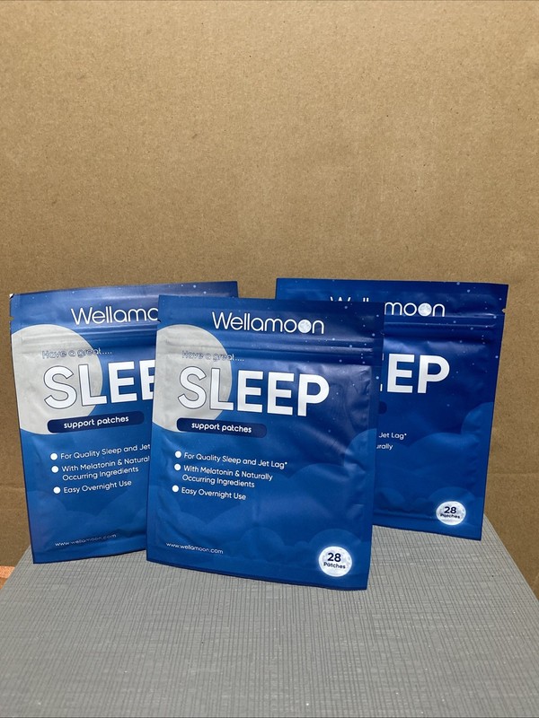 Sleep Support Patches Wellamoon 28 Patches (3-pack) Free Shipping 🚛