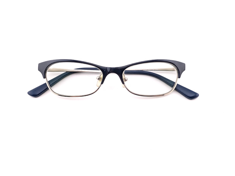 Tory Burch Eyeglasses, Frames Only, TY 1065 3274 Navy, 48-15-140, Metal