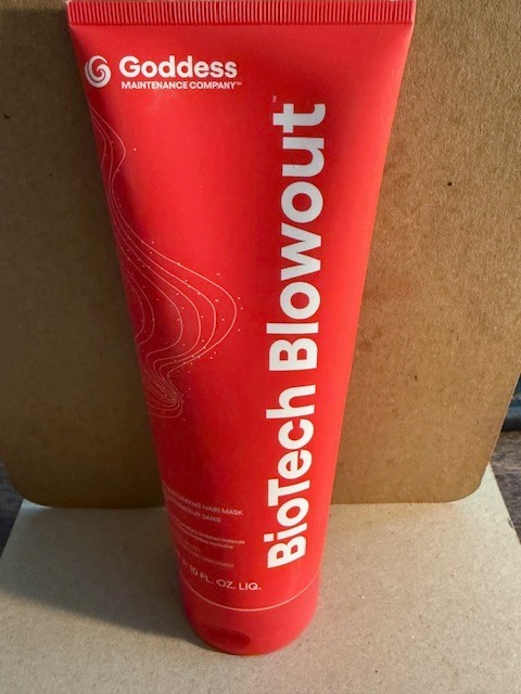 Goddess BioTech Blowout Leave-In Restorative Hair Mask 10 oz Full Size NEW Fr S