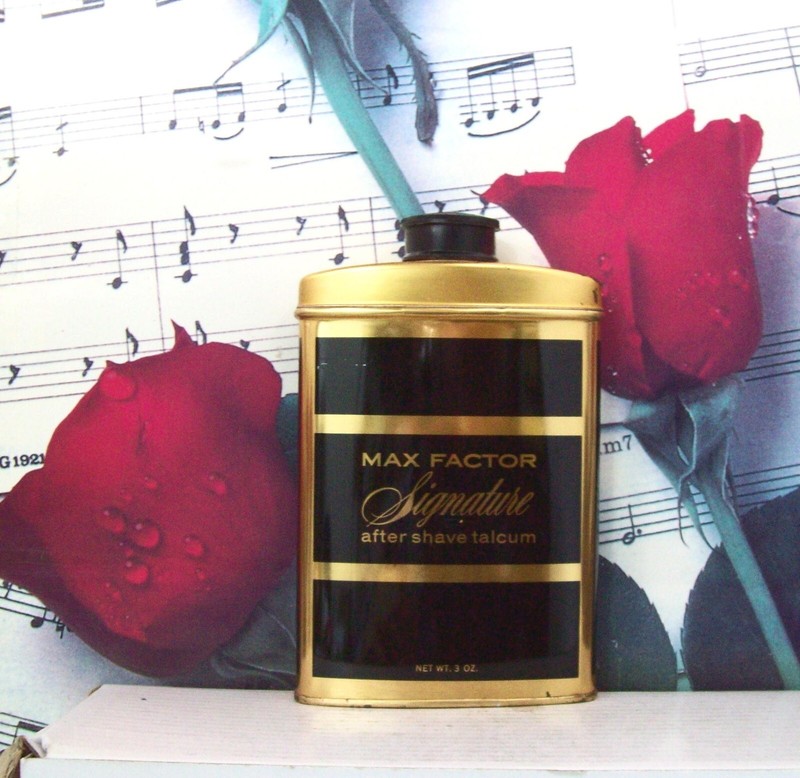 Max Factor Signature After Shave Talcum Powder 3.0 Oz.