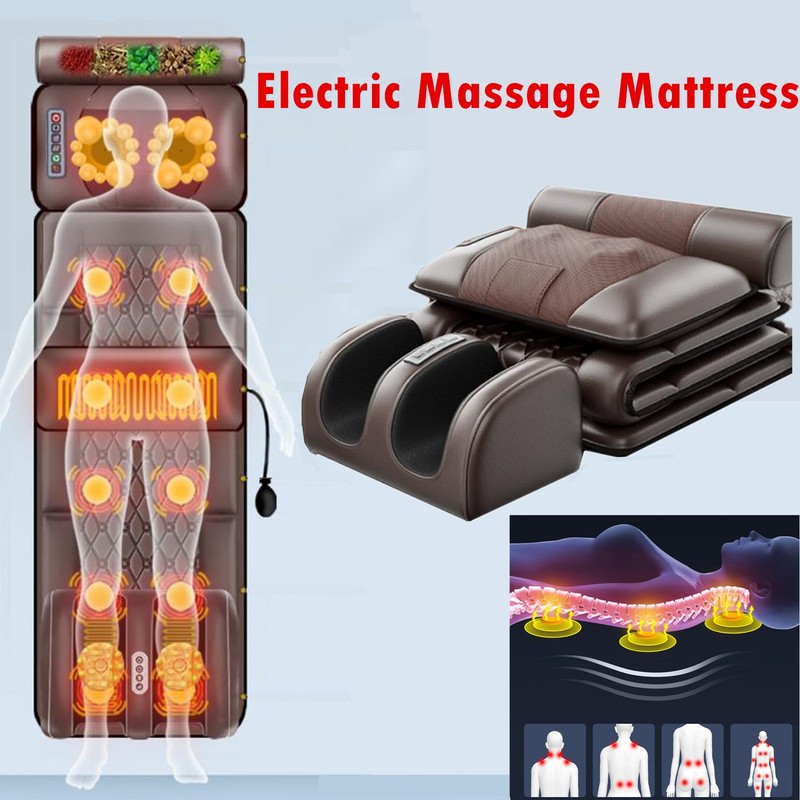 Multifunctional Full Body Massage Mat with Heat Back Massage Pad Neck Massage