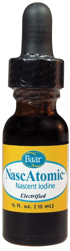 Baar NascAtomic Iodine, 2% Electrified Nascent, Liquid Iodine gallery
