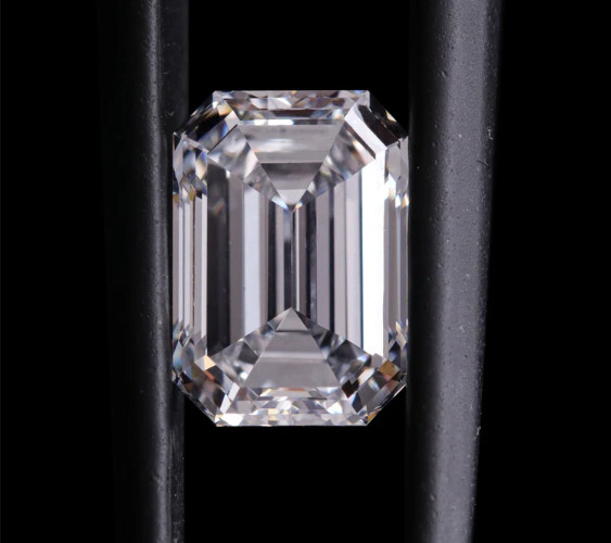 10 Ct Lab Grown Diamond Certified Emerald Cut VVS1 Clarity CVD Natural D Color