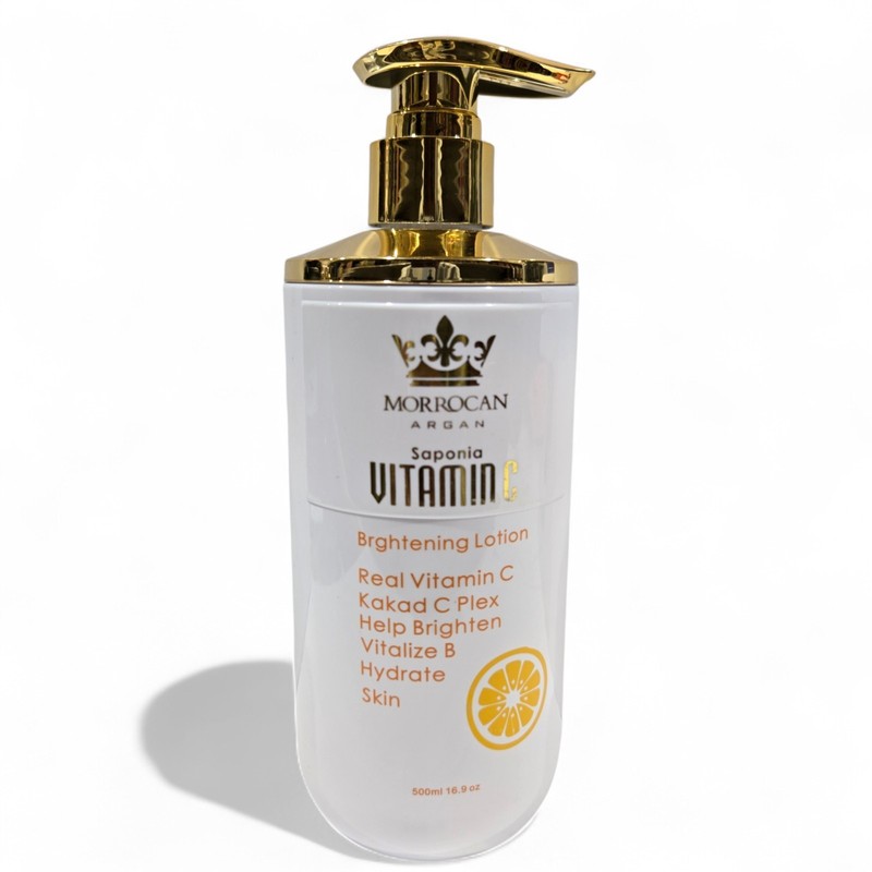 Moroccan Argan Vitamin C Brightening Body Milk Lotion 16.9oz 500ml AUTHENTIC
