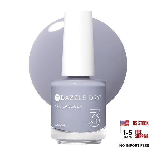 Nail Lacquer (Step 3) – Fresh Start – A milky lavender gray. Semi-sheer.