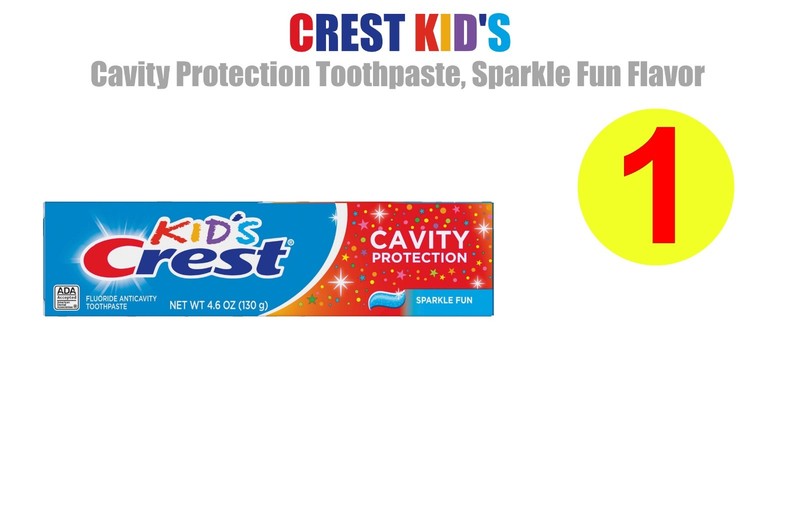 1 – 5 Packs CREST Kids’ Toothpaste, Sparkle Fun 4.6 oz Ships 24 Hours Fast Ship