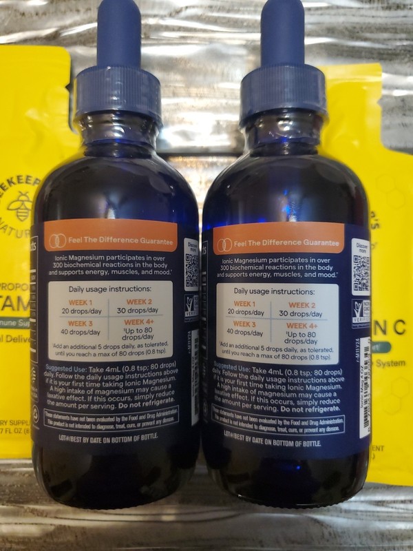 TRACE MINERALS Magnesium & BEEKEEPERS Immune Support + 2 Vitamin C Liposomals! gallery