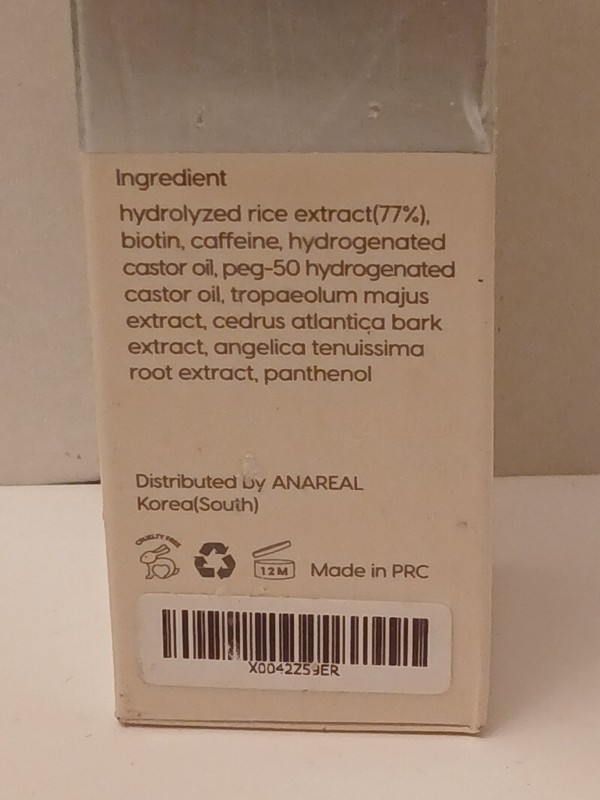 Anareal Rice Water Spray Thickening Treatment 2.02 fl oz Exp: 01/2027 gallery