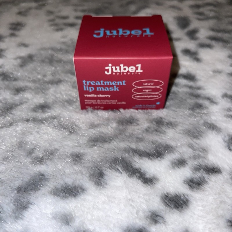 Jubel Naturals Treatment Lip Mask, Vanilla Cherry – 0.7 oz (20g) Natural/Vegan