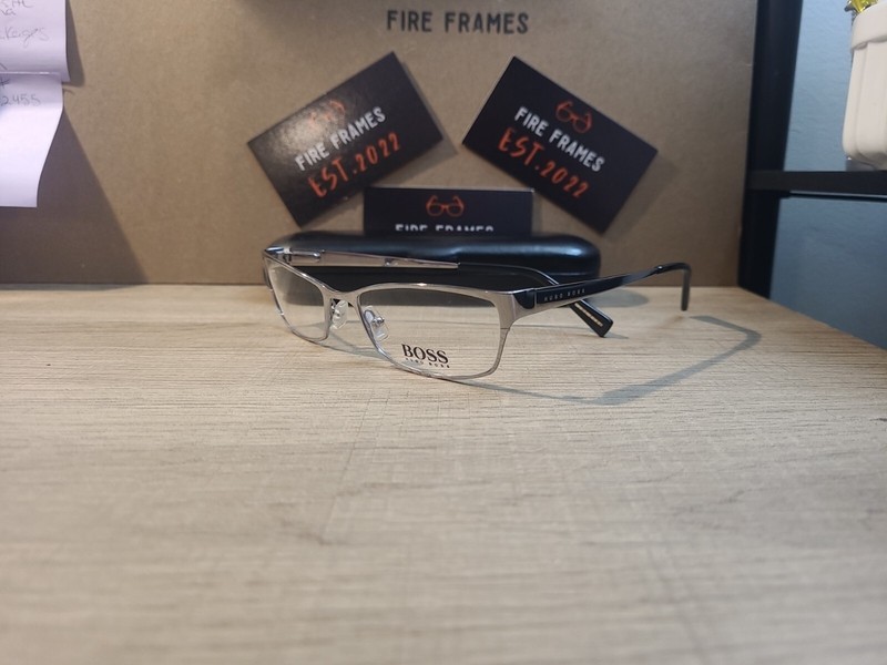 Boss Hugo Boss boss 0088/U 6LB Silver Eyeglasses Frames 53-17-135 Italy