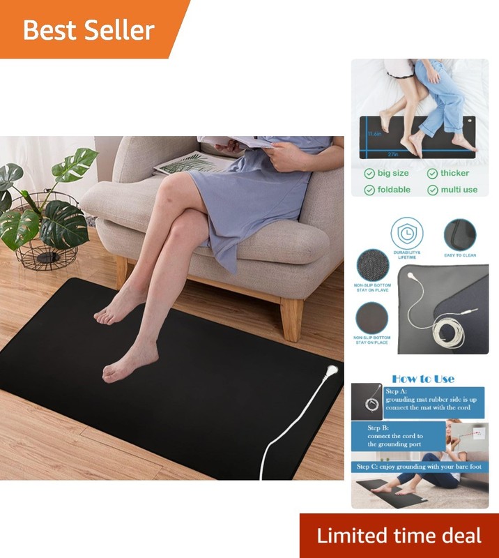 Grounding Mat 11.6 x 27 Inches – Improve Sleep & Reduce Stress Naturally
