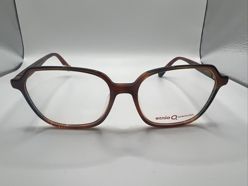 etnia O.BARCELONA TIMANFAYA HVBK 53/15 142 brown eyeglass frames mm128