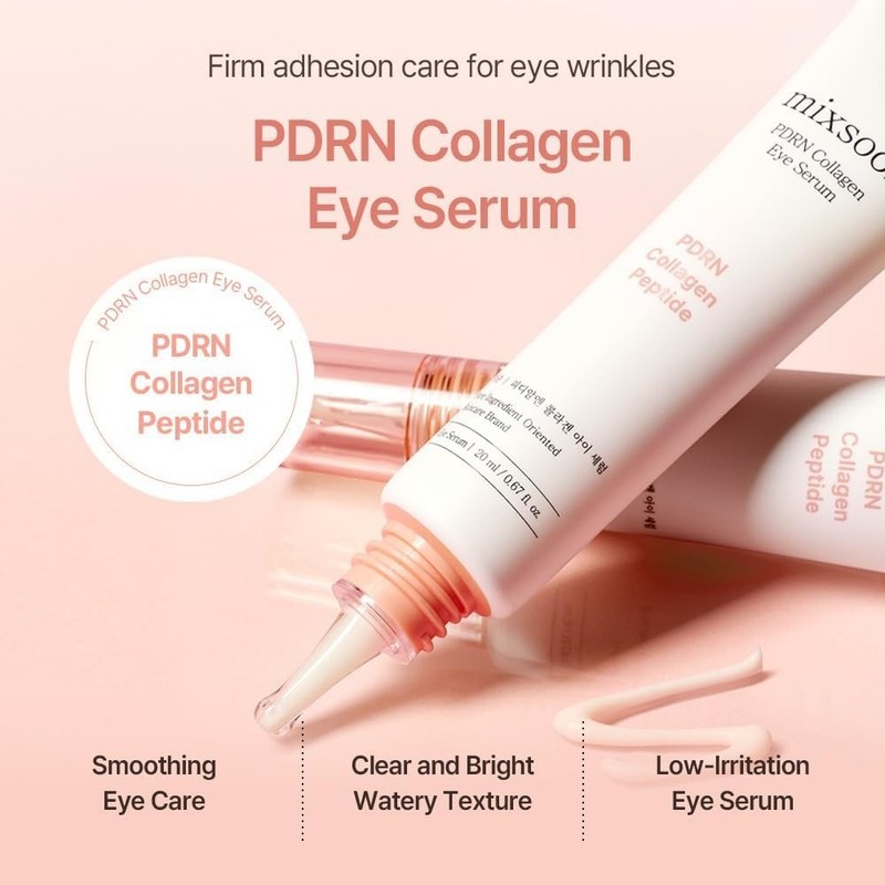mixsoon PDRN Collagen Eye Serum - Hydrating and Firming Eye Treatment 20ml gallery