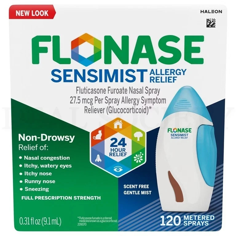 Flonase Sensimist Allergy Relief Nasal Spray 120 Metered Sprays Exp 2027+2028+
