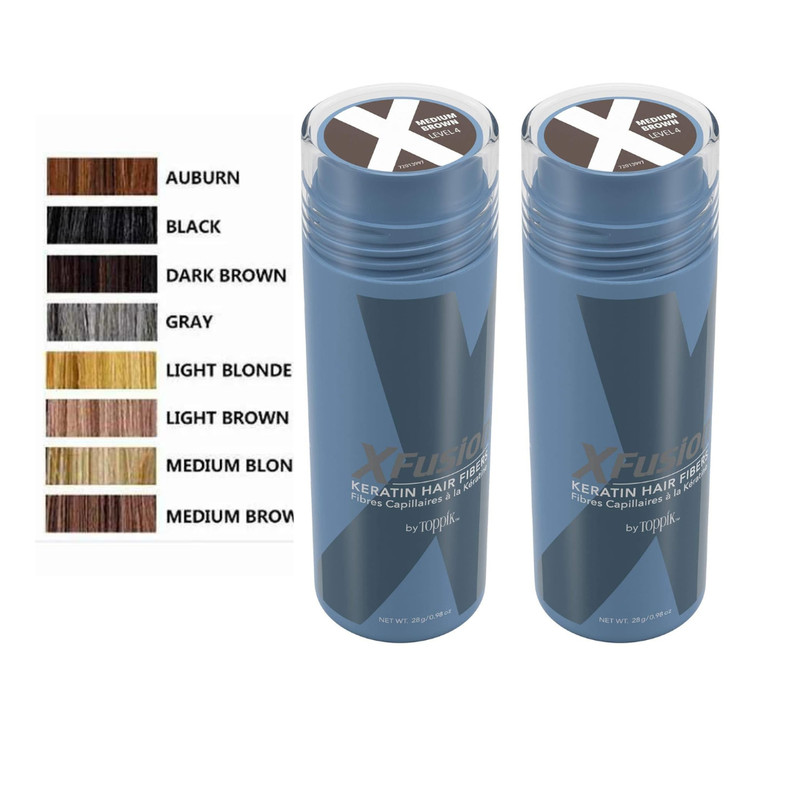 1 2 3 4 5Xfusion Keratin Hair Fibers 28G / 0.98 oz Choose Color Fast Shipping gallery