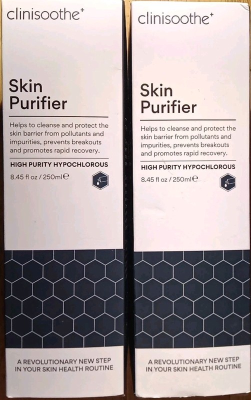 2 CLINISOOTHE+ CLINISOOTHE SKIN PURIFIER CLEANSE & PROTECT SKIN 8.45oz X2 16.9oz
