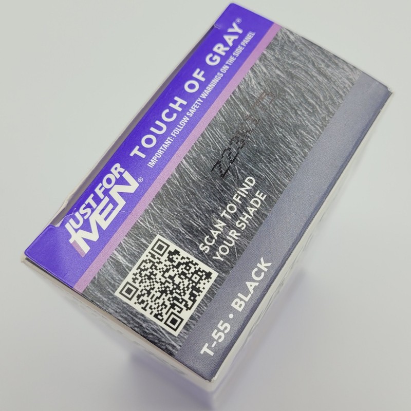 Just For Men Touch of Gray T-55 Black Easy Comb-In Hair Color Salt & Pepper Look gallery