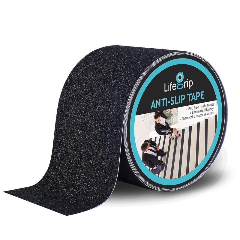 Lifegrip anti Slip Traction Tape, 4 Inch X 38 Foot – Best Grip, Friction, Abrasi