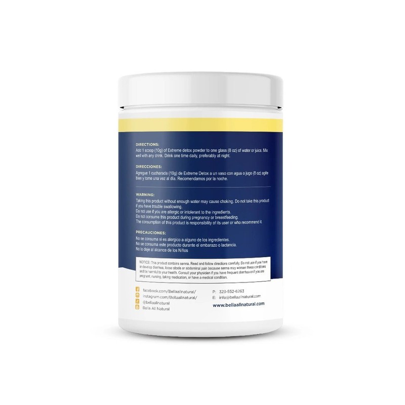 Bella Colon Cleanse 400g – Natural Fiber Formula for Gentle Detox gallery
