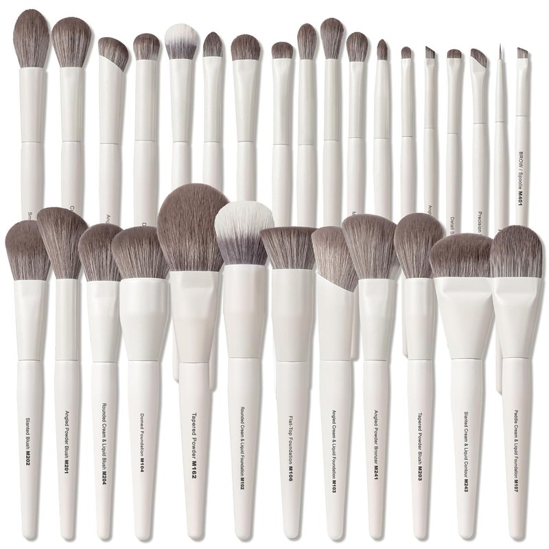 30PCS Pro Makeup Brush Set Ultra Soft Foundation Contour Eyeshadow