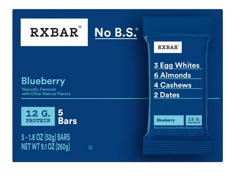 RXBAR Protein Bars Gluten-Free, Blueberry, 10 Count gallery