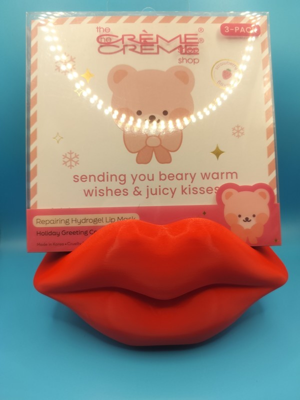 The Crème Shop Repairing Hydrogel Lip Mask 3 Pack New In Box