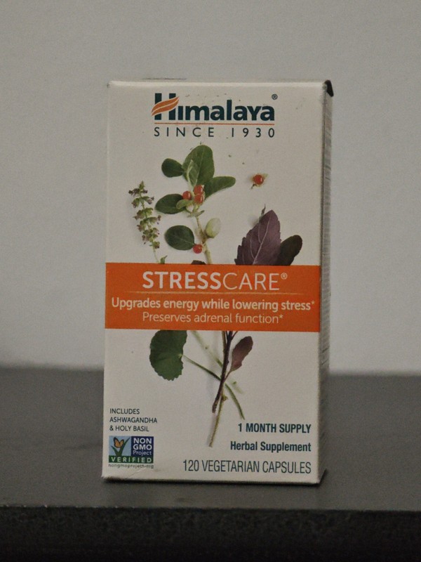 Himalaya StressCare 120 Vegetarian Capsules Dairy-Free, Gluten-Free, Non-GMO,