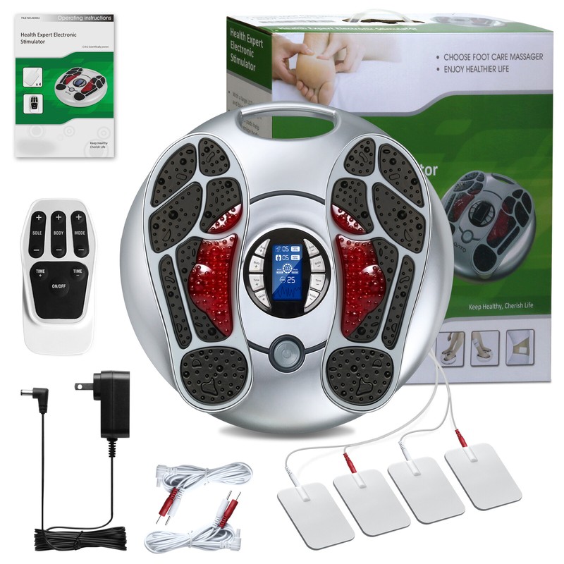 Foot Massager Relaxes Leg Muscles TENS Machine Relieves Numbness and Swelling