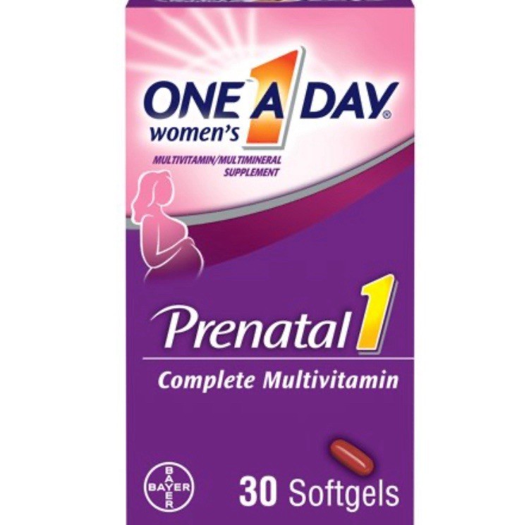 One A Day Women’s Prenatal 1 Multivitamin including 30 Count Exp 09/2026+