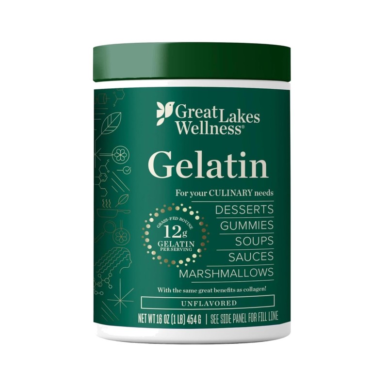 Beef Gelatin Powder for Desserts – Unflavored 16 oz