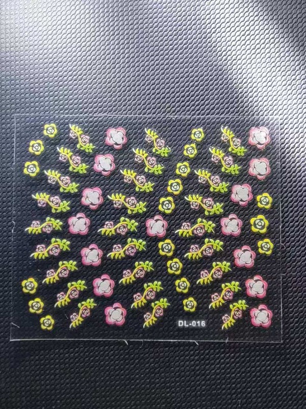 3D Nail Art Stickers Decals Self-Adhesive Flowers Designs DIY Tips Deco gallery