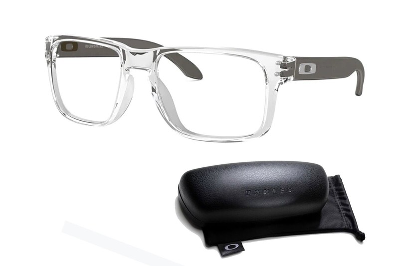 Oakley Holbrook RX OX8156-0354 Polished Clear Optical Eyeglasses Frames 54-18