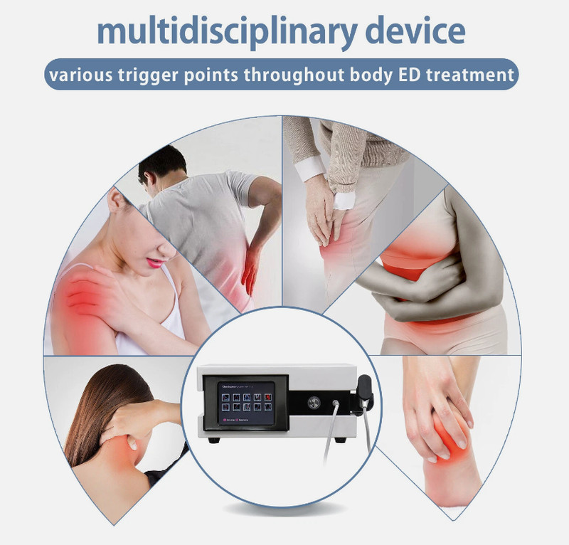Shockwave Therapy Machine Radial Pneumatic Shock Wave ED Treatment Pain Relief gallery
