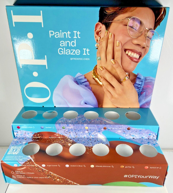 OPI Paint it and Glaze it Collection 2024 Display Only (No polish included) New