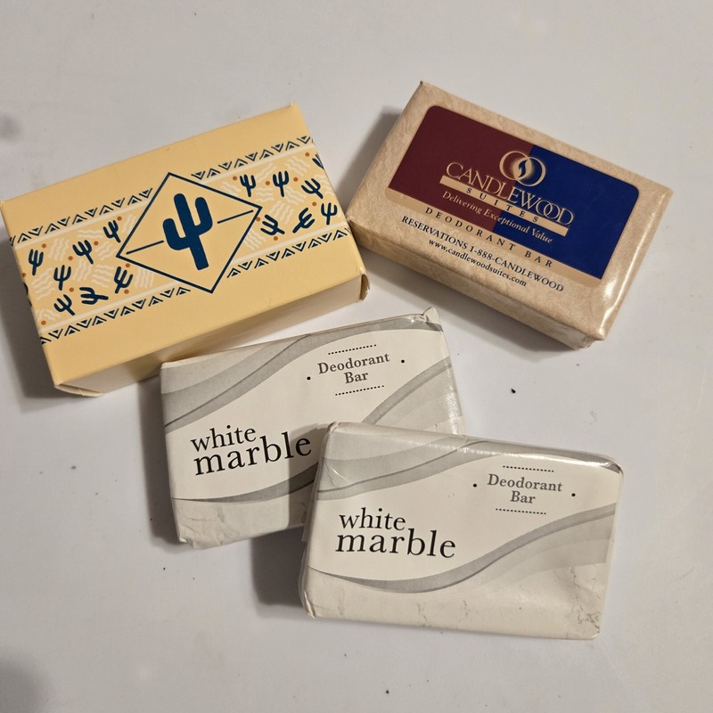 Dial French Milled Deodorant Soap Travel Size Set Of 4