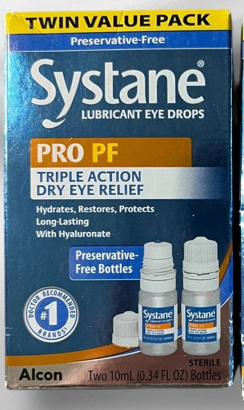 Systane PRO PF Triple Action Dry Eye Relief 09/26 new++ FEE SHIPPING